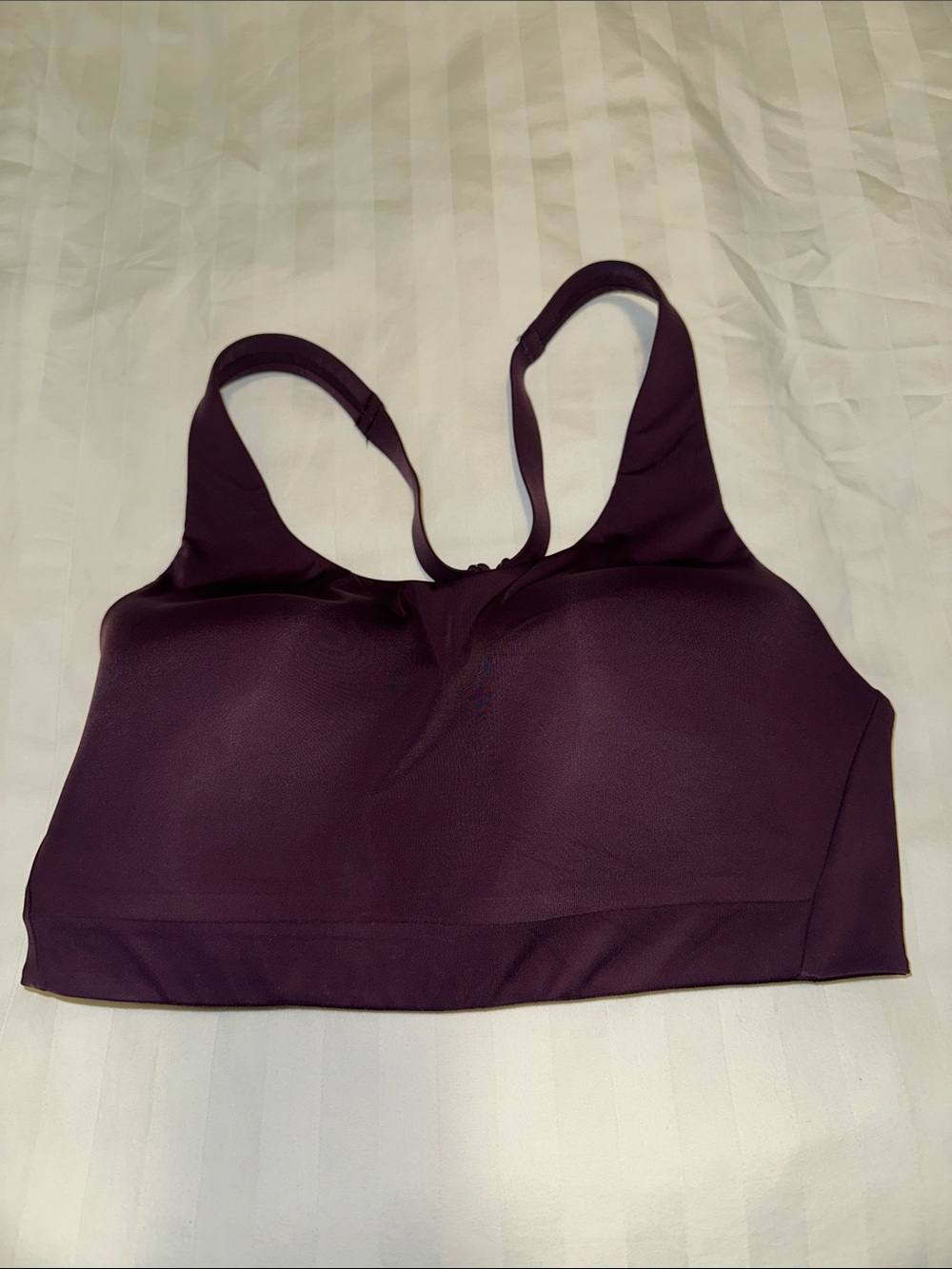 Athleta Deep Plum Wireless Sports Bra